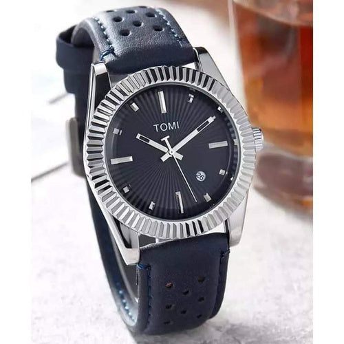Tomi Blue Strap Datejust Watch TM-05