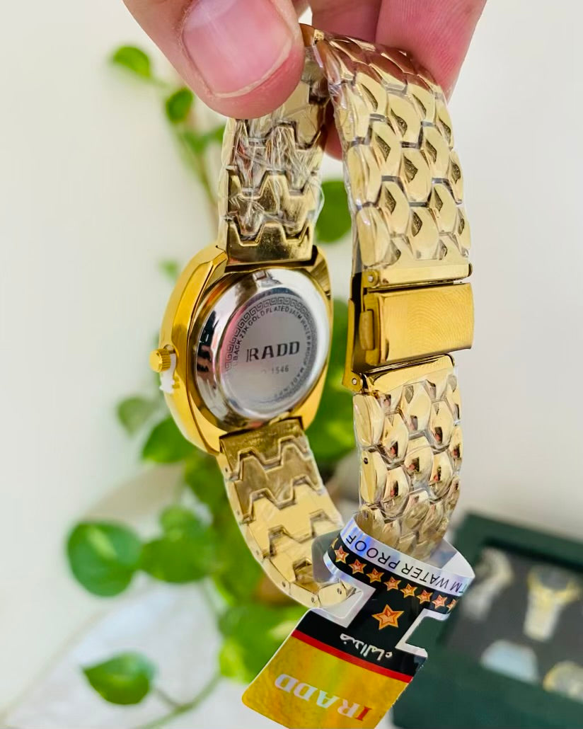 Full Golden Stainless Steel Watch