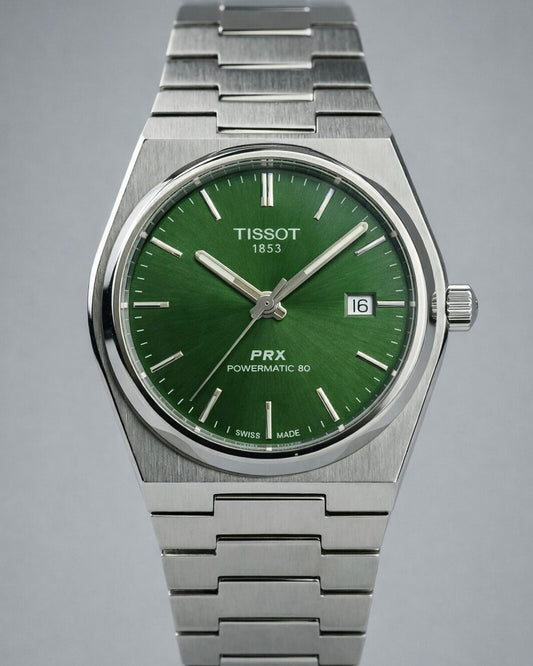 TST Sami Automatic Stainless Steel with Green Dail Watch T-08