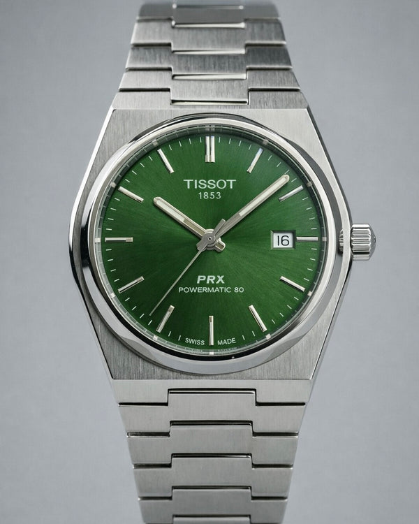 TST Sami Automatic Stainless Steel with Green Dail Watch T-08