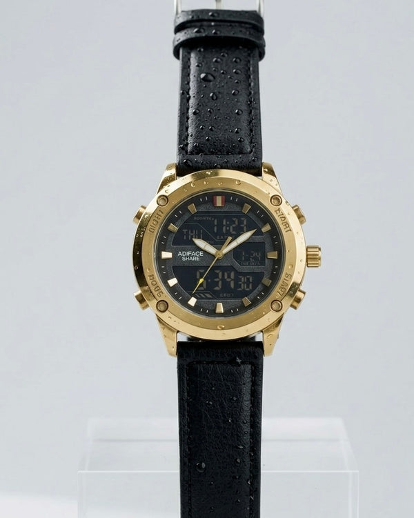 Straps Digital and Analog Waterproof Watch AS-03