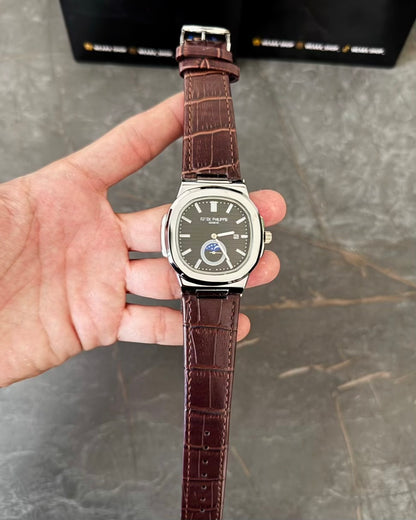 PP Black Straps Black Dail Datejust Watch PP-23