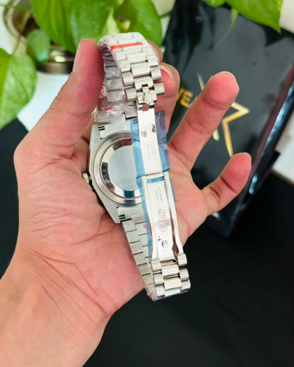 RLX Silver With Blue Dail | Automatic Date & Date