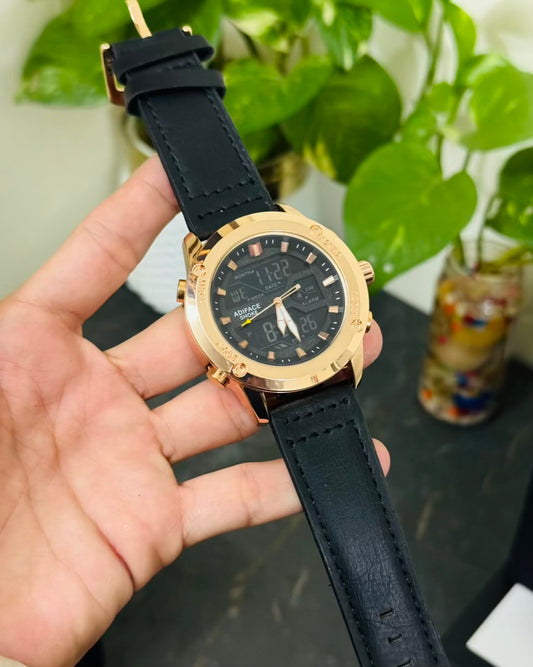 Straps Digital and Analog Waterproof Watch AS-04