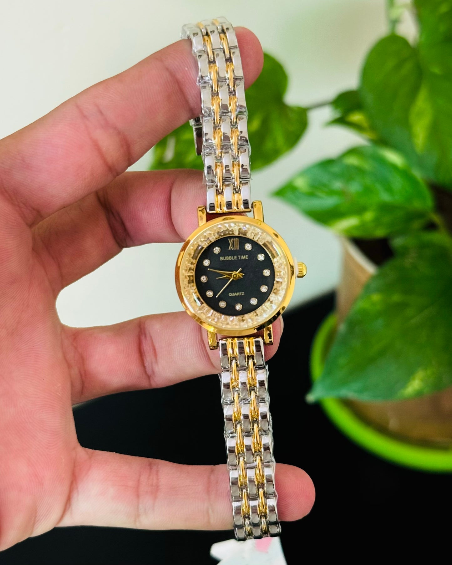 Two Tone Stainless Steel Watch For Her